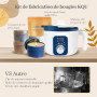 Kit de Fabrication Bougie Parfumée pour Adultes avec Fondoir Cire Bougie Electrique, Cire de Soja, 12 Pots, 8 Photophores, 6 Par