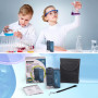 BEBANG Microscope de Poche Portable 60x~120x pour Enfants avec Zoom éclairé par LED, Microscope Portable pour Enfants, étudiants