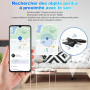 Smart Traceur GPS Android, Tag Android, Fonctionne avec l’app Google Localiser (Uniquement Android), Localisateur GPS, IP66 Impe