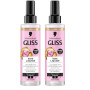 Schwarzkopf - GLISS - Lait Démêlant Express - Soie Liquide - Brillance - Protège jusqu'à 230°C - Démêle & Apporte de la Brillanc