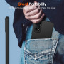 ivoler Noir Mat Coque pour Xiaomi Redmi Note 12 Pro 4G avec Protection Caméra, Ultra Mince Étui de Protection en Silicone Antich