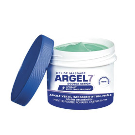 NaturAvignon Argel 7 gel de massage gênes articulaires et contracture musculaire | argile verte, harpagophytum | genoux douleur 