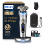 Philips Rasoir i9000 Prestige Ultra, rasoir électrique 100% étanche, technologie Skin IQ Pro, système Triple Lift & Cut, lames d