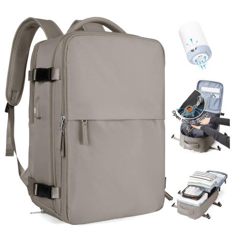 SZLX Sac à Dos Voyage Babine Sous Vide avec Pompe 40x30x20 Bagage Cabine 40x20x25 Sous Vide pour Ryanair Wizz air Easyjet Bagage