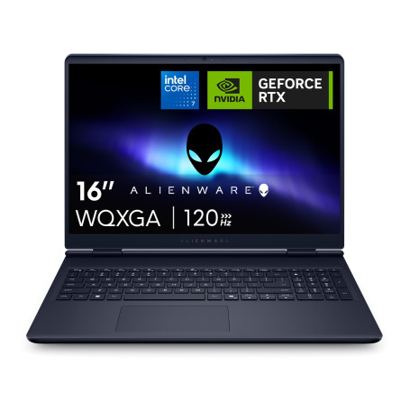 Alienware 16 Aurora PC Portable Gaming AC16250 16" WQXGA écran 120Hz 100% sRGB, Intel Core 7 240H Series 2, NVIDIA GeForce RTX 5
