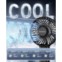 EasyAcc Ventilateur USB Portable Ventilateur à Main Petit Rechargeable 3-13 Heures D'utilisation 4 Vitesse Ventilateur de Table 
