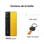 Smartphone Xiaomi POCO X7 Pro,12+512GB,jaune,caméra principale 50MP avec OIS, Batterie 6000mAh avec Hypercharge 90W, IP68, fonct