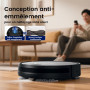 VersLife L6 Robot Aspirateur Laveur, 2 en 1 Aspirateur Robot Laveur, 4000Pa, 120 Min d'Autonomie, Alexa/WiFi/APP/Télécommande, R