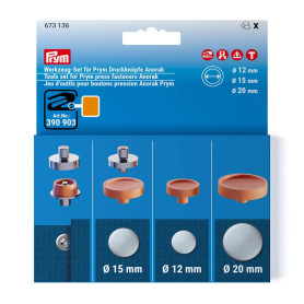 Prym 673136 Jeu d'outils pour boutons pression Prym