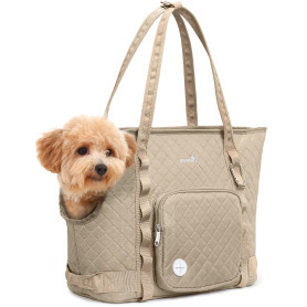 Pecute Sac de Transport pour Chien Chat, Sac à Main pour Animaux De Compagnie Sac de Voyage, Convient pour la Marche et Les acti