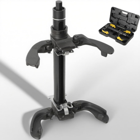 SUDEG Kit de Compresseur à Ressorts, 2300kg/5070lbs Kit Compresseur Ressort Amortisseur pour Voiture pour Le Démontage des Resso