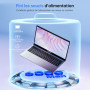 ACEMAGIC PC Portable 17.3 Pouces Ordinateur Portable 16 Go Ram DDR4 512 Go SSD 4 cœurs Alder Lake N-95,jusqu'à 3,4 GHz,(dépasser