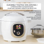Moulinex, Cookeo Multicuiseur intelligent 6L, 150 recettes intégrées, Cuisson sans surveillance, Ecran intuitif, Guide de cuisso