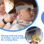 4 Pièces Peigne de Barbier pour Homme,Guide de Coupe de Cheveux Réglable,Bande de Coupe de Cheveux en Silicone,outil de coupe pr