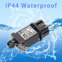 Clignoteur pour Guirlande 31V 6W Transformateur Guirlande, 8 Modes Prise avec Fonction Minuterie, Étanche IP44 Connecteur Guirla