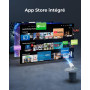 [App intégrée & Auto Keystone] Vidéoprojecteur 4K Supporte 20000 Lumens 2025 Mini Projecteur Portable avec Android TV WiFi 6 Blu