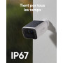 eufy Security SoloCam S220 Camera Surveillance WiFi exterieure sans Fil Solaire, 2 Pack + Homebase3, résolution 2K, Camera Solai