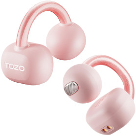 TOZO OpenEarRing Écouteurs Bluetooth sans Fil Ecouteurs Bluetooth 5.4 Ultraléger avec Réduction IA de Bruit ORIGX Acoustique EQs