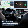 KANANAFEEL CarPlay sans Fil, Adapté aux véhicules équipés de CarPlay Filaire, Plug-and-Play pour Une Connectivité Rapide et Stab