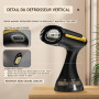 Défroisseur Vapeur Portable 1500W – Réservoir 300ml – Chauffe Rapide & Compact – Défroisseur à Main Puissant pour Vêtements, Che