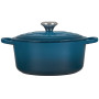 Le Creuset Cocotte Signature en Fonte Émaillée avec Couvercle, 24 cm, Ronde, 4,2 L, 4,305 kg, Deep Teal, 21177246422430