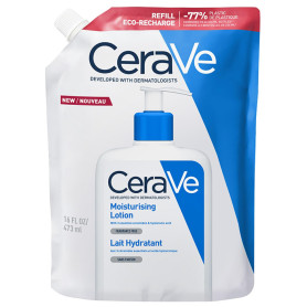CeraVe - Lait Hydratant Corps et Visage - Peau Sèche à Très Sèche - 24H d’Hydratation en Continu - Acide Hyaluronique + 3 Cérami