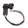 ANCLLO Interrupteur à clé de Contact 4 Broches 4 Fils pour 50cc 70cc 90cc 110cc 125cc Quad ATV Dirt Bike Pocket Bike 4 Roues piè