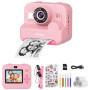 ASTGMI Appareil Photo Enfant, Appareil Photo Instantané 2.4" Écran avec Papier d'impression et Carte 32GB, Mode Video et Selfie,