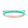 Bracelet Femme Thomas Sabo LBA0062-597-1 Bleu Or rose Argent 78,99 €