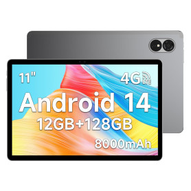 ALLDOCUBE iPlay 60 Lite, Tablette Android 14, T606 Octa-Core, Tablette Tactile 11", HD 1280x800, 12(4+8) Go 128Go, 5MP+13MP, Wid