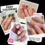UNA GELLA Capsule Americaine Ongle Ballerine Extra Courte, 216 Pièces 12 Tailles Forme Coffin en Acrylique Full Cover Autocollan