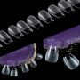 UNA GELLA Capsule Americaine Ongle Ballerine Extra Courte, 216 Pièces 12 Tailles Forme Coffin en Acrylique Full Cover Autocollan