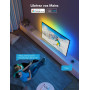 Govee Bande Lumineuse TV, 3,8m Rétroéclairage RGBIC pour TV 55-65 inch, Ruban LED Smart, Bluetooth 2,4G Wi-Fi Contrôle, Fonction