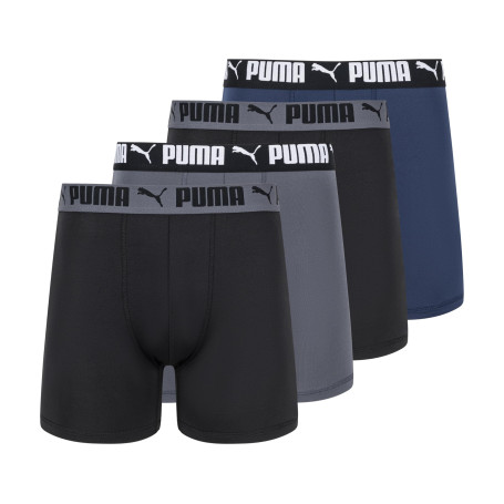 PUMA 4 Pack Active Stretch Boxer Briefs Boxeur ajusté Homme
