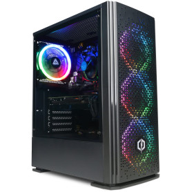 CyberpowerPC Wyvern PC Gamer - Intel Core i5-12400F, Nvidia RTX 3050, RAM 16Go, SSD NVMe 500Go, 650W 80+ PSU, Wi-FI, Windows 11,