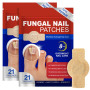 Fungal Nail Patches, Patchs Traitement Mycose Ongles des Pieds – Réparation et Épaississement des Ongles – Efficace contre les I