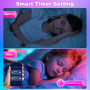 Led Chambre, 15M RGB Ruban LED, App Bluetooth Control Game Lumiere, Chronométrée Bande LED Sync Music, Pour Décorer TV, Cuisine,