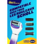 Scholl Râpe Pieds Électrique - Rouleau Exfoliant et Lissant Anti-Callosités - Élimine les Peaux Mortes pour des Pieds Parfaits e
