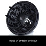 ghd - Coffret sèche-cheveux ghd Air - Sèche-cheveux professionnel (Noir) - Brosse, Diffuseur et Pinces inclus - Séchage et coiff