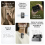 DJI Mic 2 (2 TX + 1 RX + Boîtier de Recharge), Micro sans Fil Tout-en-Un, Réduction Intel. du Bruit, Enregistrement Interne 32 B