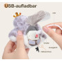 Migipaws Jouet pour Chats Oiseau battant, gazouillis de bécassine Plus Vrai Que Nature, Jouet activé par Le Toucher pour Chats, 