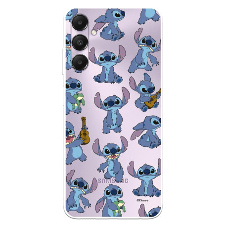 Coque pour Samsung Galaxy A05s officielle Lilo & Stitch motif transparent pour protéger votre téléphone portable Coque en silico