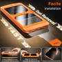 TOCOL Verre Trempé Anti Espion pour iPhone 17/iPhone 16 Pro, Véritable Anti-Espion à 25°, Dépoussiérage Automatique, Sans Bulles