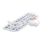 medisana MBH Tapis de bain à remous , Baignoire à tapis de bulles d'air, Incl. distributeur d'arômes, 3 niveaux d'intensité, Fon