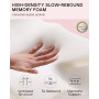 Elviros Oreiller Cervical Ergonomique, Oreiller Orthopédique en Mousse à Mémoire Cervicale, pour Dormir sur Le Côté, Le Dos et L