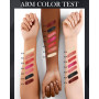 Rouge à Lèvres Mat Pailleté Métallique-Très Pigmenté et Chatoyante Rouge Lip Gloss, Brillant Rouges à Lèvres Longue Tenue Résist