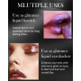 Rouge à Lèvres Mat Pailleté Métallique-Très Pigmenté et Chatoyante Rouge Lip Gloss, Brillant Rouges à Lèvres Longue Tenue Résist