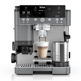 Ninja Luxe Premier, Machine a cafe a grain barista semi-automatique, 3-en-1: espresso, extraction froide et café filtre, Broyeur