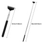 Gratte-dos télescopique, Scratcher arrière Acier Inoxydable, Grattoir à dos, Extendable Telescope Backscratcher pour se gratter 