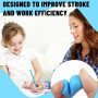 SZSMW 8 PièCes Guide Doigts Ecriture Enfant - Guide Doigt - Aide Ecriture Enfant - IdéAl Pour Les Enfants Dysgraphiques Ou Les A